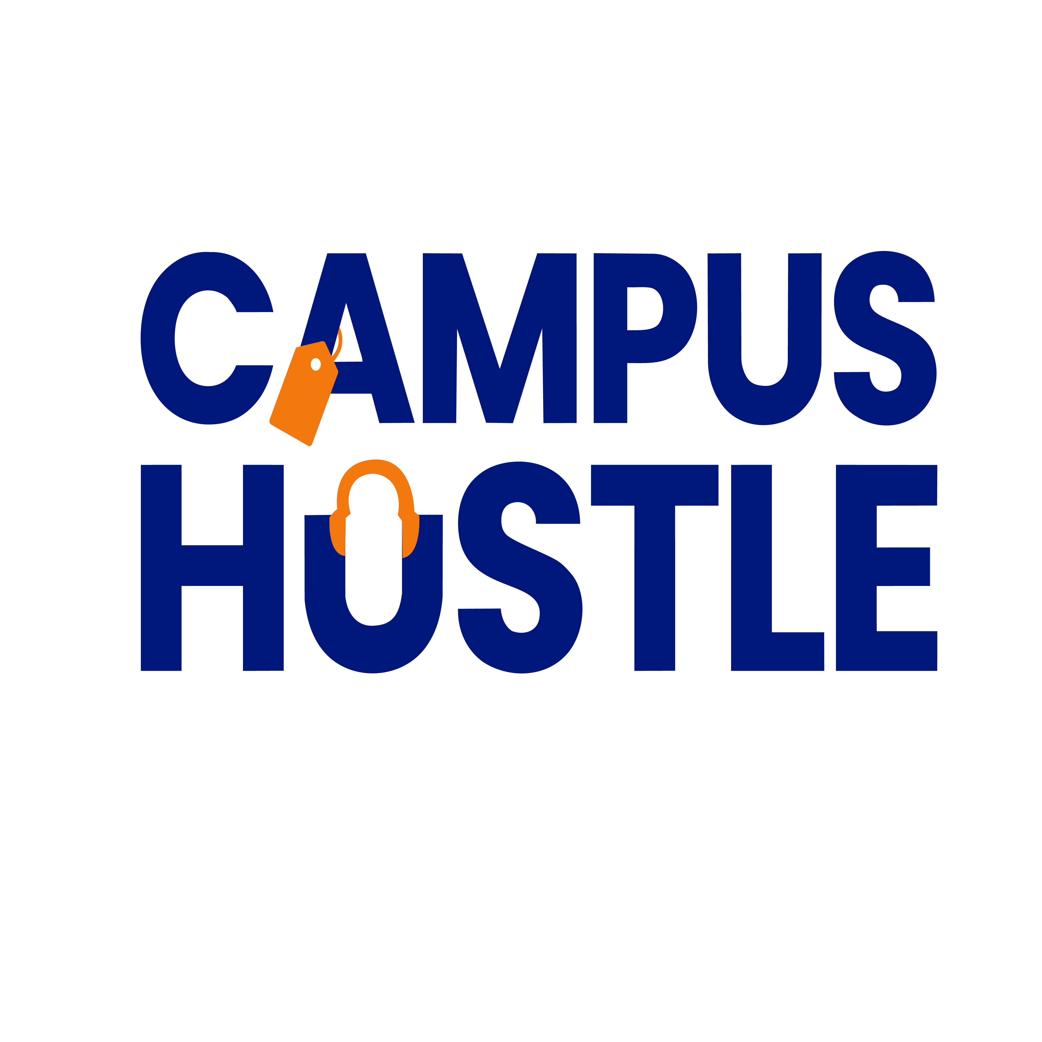 Campus Hustle logo presented on white